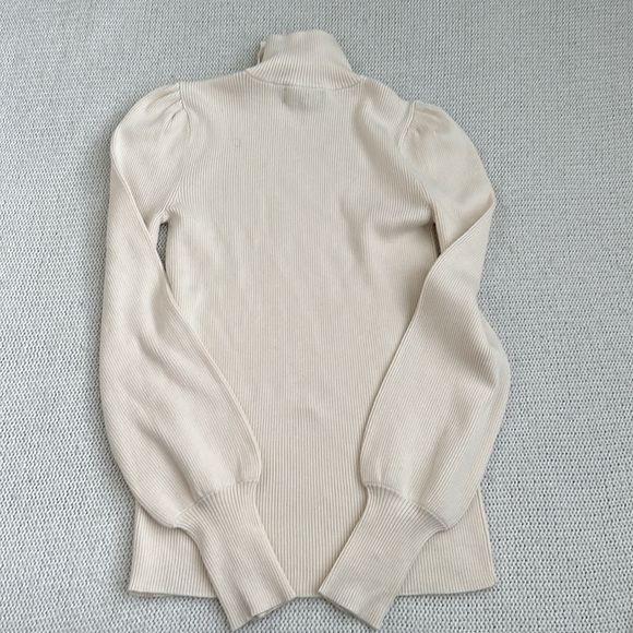 NWT! Ralph Lauren Ribbed Turtleneck Sweater Cream Size XS - Picture 8 of 8